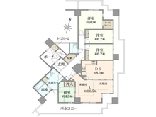 【大阪府/枚方市楠葉並木】くずはタワーシティ T棟 間取り図