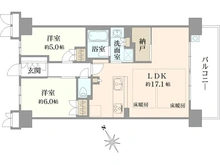 【大阪府/茨木市庄】メイツ茨木総持寺 間取り図