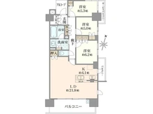 【大阪府/枚方市川原町】ザ・フロントマークス枚方 間取り図