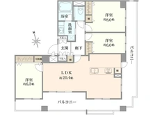 【大阪府/高槻市西真上】グランドメゾン高槻 間取り図