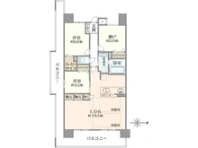 【大阪府/茨木市若草町】エスリード南茨木 間取り図