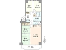 【大阪府/茨木市穂積台】メロディハイム茨木A棟 間取り図
