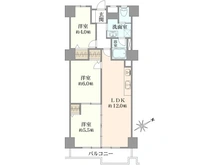 【大阪府/茨木市西駅前町】茨木グランドハイツ 間取り図