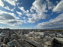 【大阪府/枚方市御殿山町】エステムコート御殿山シティライフ 眺望：北西側