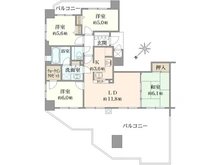 【大阪府/枚方市御殿山町】エステムコート御殿山シティライフ 間取り図