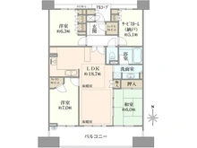 【大阪府/茨木市中穂積】ライオンズマンション茨木ヒルズ 間取り図