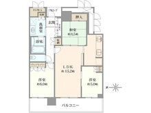 【大阪府/高槻市白梅町】ジオタワー高槻ミューズフロント 間取り図