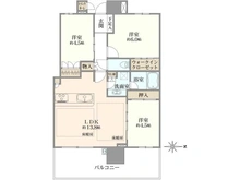 【大阪府/摂津市南千里丘】パークタワー南千里丘 間取り図