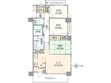 【大阪府/茨木市中津町】茨木中津町パーク・ホームズ 間取り図