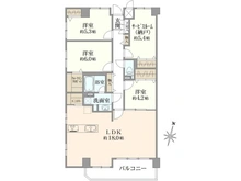 【大阪府/寝屋川市初町】ファミール寝屋川パークサイド 間取り図