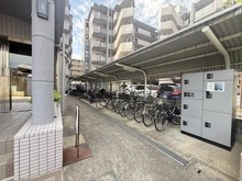 【大阪府/枚方市町楠葉】メゾンハリマックス楠葉 駐輪場