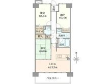 【大阪府/茨木市大正町】ライオンズマンション千里丘ガーデンシティ 間取り図