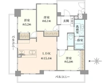 【大阪府/枚方市藤阪北町】ライオンズガーデン枚方藤阪 間取り図