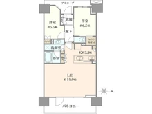 【大阪府/茨木市城の前町】茨木ICO CITY　イーストコート 間取り図
