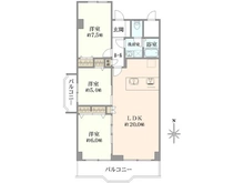 【大阪府/茨木市白川】白川高層住宅11号棟 間取り図