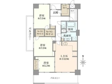 【大阪府/門真市末広町】コム古川橋 間取り図