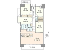 【大阪府/枚方市伊加賀西町】リバティパーク枚方 A棟 間取り図