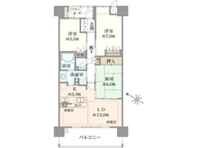 【大阪府/枚方市高塚町】ヒルズシティ枚方公園 間取り図