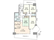 【大阪府/枚方市伊加賀西町】リバティパーク枚方 B棟 間取り図