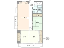 【大阪府/茨木市三島町】ローレルハイツ茨木 1号棟 間取り図