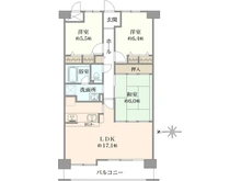 【大阪府/枚方市宮之阪】サンマンションアトレ枚方 間取り図