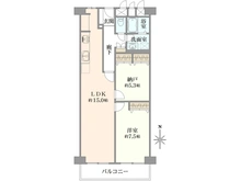 【大阪府/枚方市牧野北町】労住まきのハイツ 一号棟 間取り図