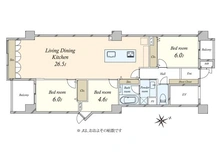 【東京都/大田区山王】山王ガーデンハイツ 間取り図