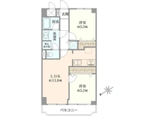 【東京都/大田区大森北】大森北一ハイツ 間取り図