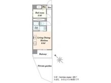 【東京都/品川区南大井】大森永谷マンション B棟 間取り図