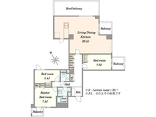【東京都/大田区上池台】フォルム上池台 間取り図
