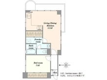 【東京都/大田区大森本町】エイト大森ハイツ 間取り図