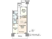 【東京都/品川区東品川】グランドメゾン品川シーサイドの杜 間取り図