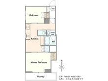 【東京都/品川区南品川】サンライズ南品川 間取り図