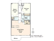 【東京都/三鷹市井口】センチュリー武蔵野パート3 間取り図