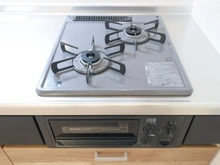 【東京都/品川区荏原】アゼリアハイライズ キッチン：二口コンロ