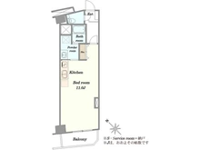 【東京都/品川区荏原】アゼリアハイライズ 間取り図