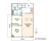【東京都/大田区中馬込】馬込マンション 間取り図