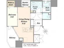 【東京都/荒川区荒川】シエリア町屋 間取り図