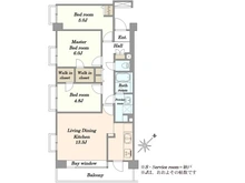 【埼玉県/蕨市中央】蕨パーク・ホームズ 間取り図