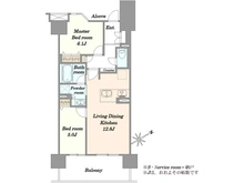 【神奈川県/川崎市宮前区馬絹】サンクタス宮崎台 間取り図