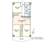 【東京都/大田区大森本町】大森ハイツ 間取り図