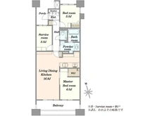 【東京都/品川区大井】ジェントリーハウス品川大井 間取り図