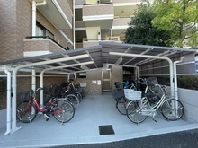 【東京都/品川区大崎】朝日マンション大崎 駐輪場