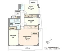 【東京都/品川区大崎】朝日マンション大崎 間取り図