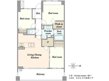 【東京都/品川区東大井】パークホームズ大井仙台坂グランシェル 間取り図
