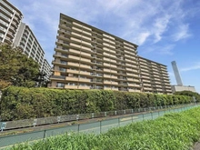 【東京都/大田区下丸子】多摩川ハイム　3号棟 外観