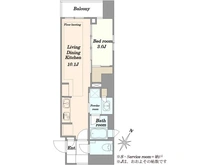 【東京都/中央区銀座】ピアース銀座レジデンス 間取り図