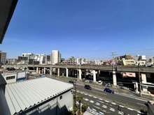 【東京都/品川区東大井】NICハイム仙台坂 眺望：正面バルコニーから東を望む。