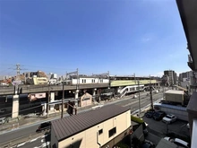【東京都/品川区東大井】NICハイム仙台坂 眺望：正面バルコニーから南を望む。
