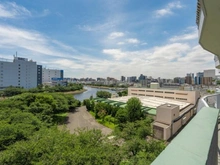 【東京都/品川区東大井】クレールメゾン品川 眺望：正面バルコニーから南西を望む。